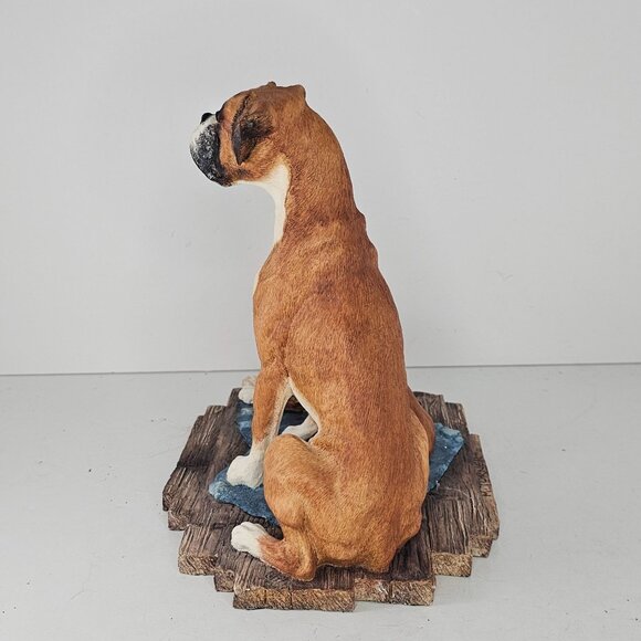 Border Fine Arts Boxer Dog Family Statue By Margaret Turner Limited 328/950 - Picture 2 of 10